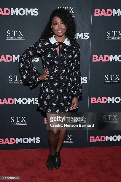 Patina Miller attends the "Bad Moms" premiere at Metrograph on July 18, 2016 in New York City.