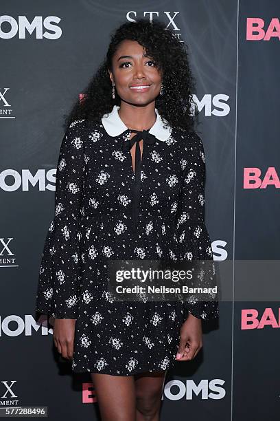 Patina Miller attends the "Bad Moms" premiere at Metrograph on July 18, 2016 in New York City.