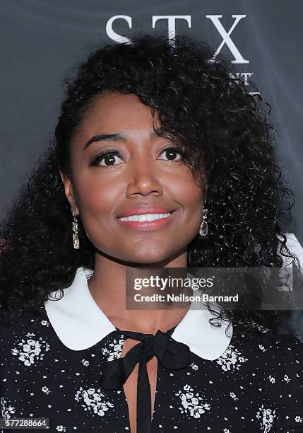 Patina Miller attends the "Bad Moms" premiere at Metrograph on July 18, 2016 in New York City.