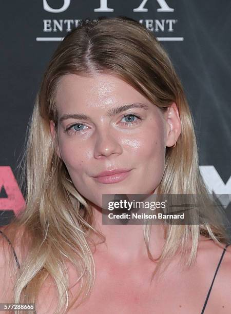 Emma Greenwell attends the "Bad Moms" premiere at Metrograph on July 18, 2016 in New York City.