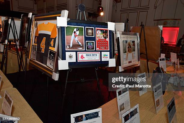 Autographed David Ortiz photograph to raise money in the silent auction for the 4th Annual "David Ortiz Children's Fund Gala" in partnership with...