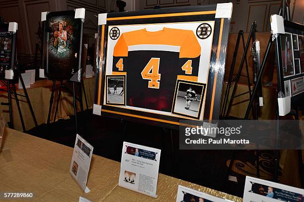 Autographed Bobby Orr jersey to raise money in the silent auction for the 4th Annual "David Ortiz Children's Fund Gala" in partnership with Mass...