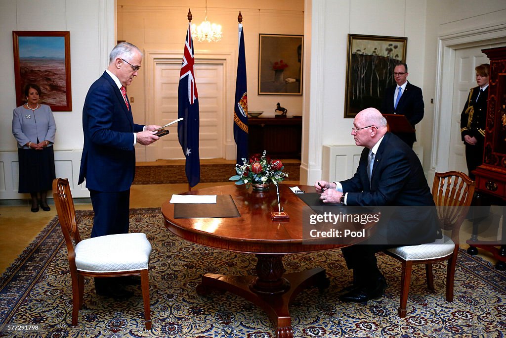 Governor General Swears In 45th Parliament Of Australia