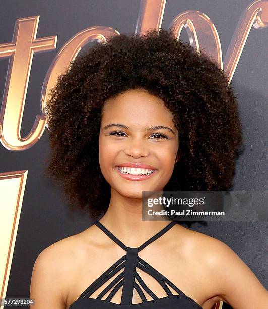 Indeyarna Donaldson-Holness attends "Absolutely Fabulous: The Movie" New York Premiere at SVA Theater on July 18, 2016 in New York City.