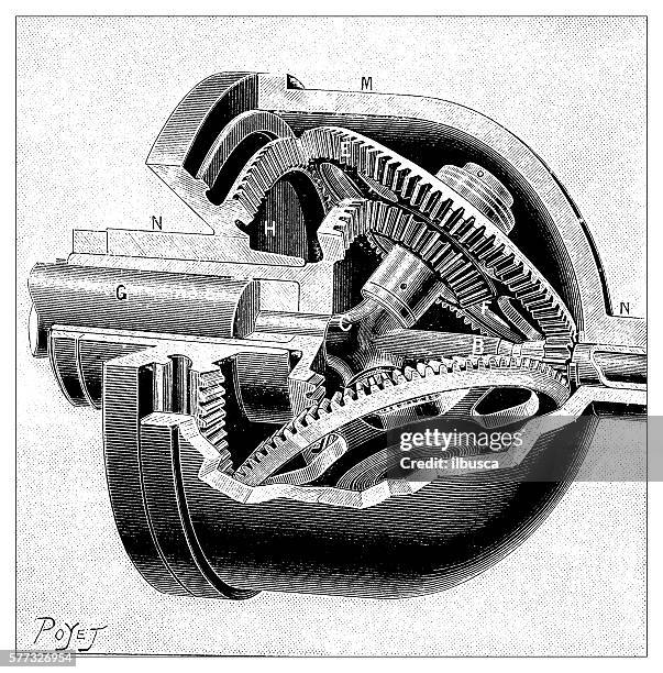 ilustraciones, imágenes clip art, dibujos animados e iconos de stock de ilustración antigua de la caja de cambios de la transmisión del adaptador - adaptor