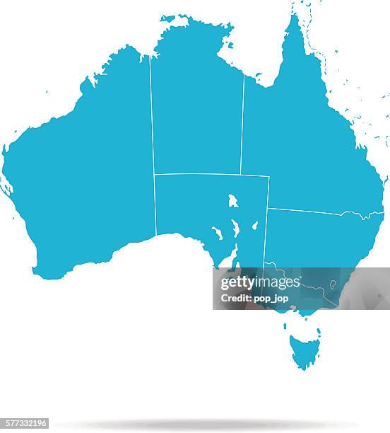 australia map - adelaide map stock illustrations