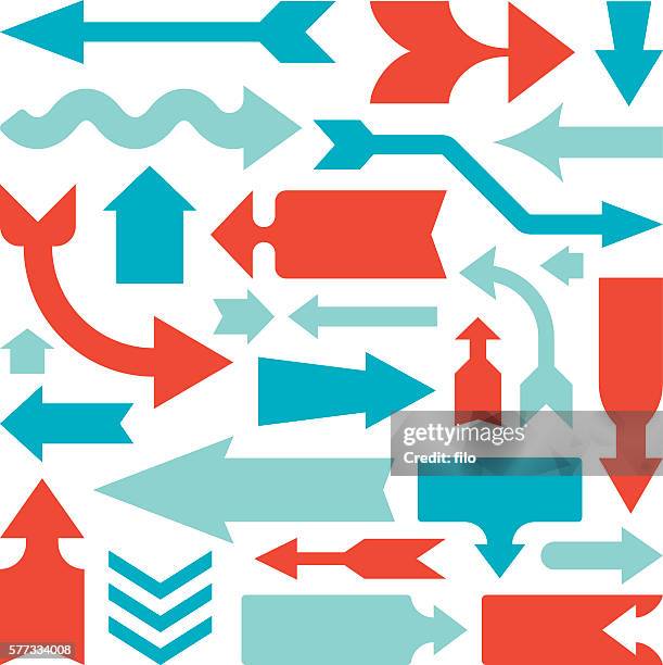 ilustraciones, imágenes clip art, dibujos animados e iconos de stock de flecha símbolos - señal de flecha de tráfico