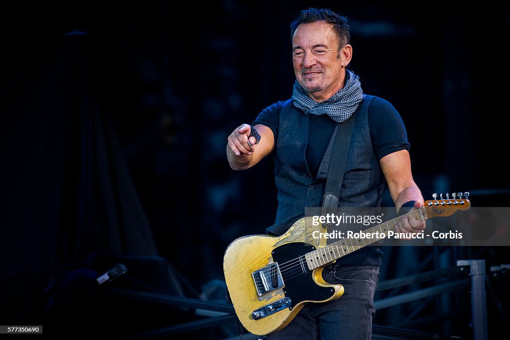 Bruce Springsteen Performs At Circo Massimo