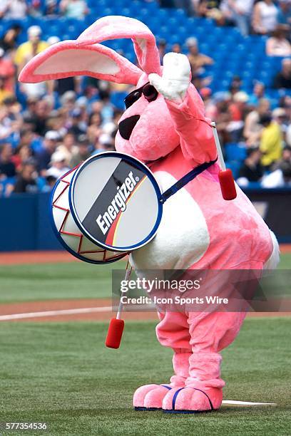 The Energizer Bunny was on hand today to throw out the first pitch of the Orioles versus Blue Jays game. The Blue Jays were victorious as they...