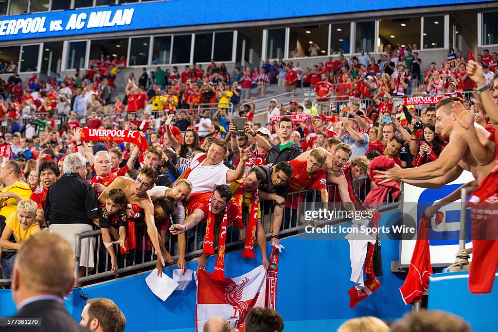 SOCCER: AUG 02 International Champions Cup - Liverpool FC v AC Milan