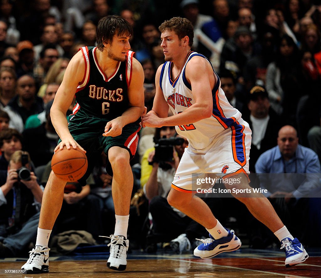 Basketball - NBA - Bucks vs. Knicks