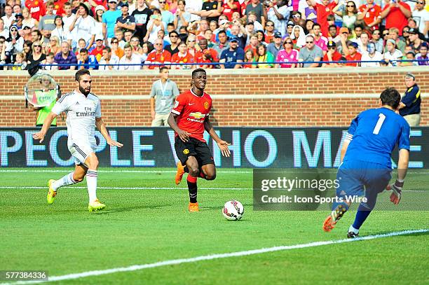 August 2, 2014 - Detroit, MI Manchester United midfielder Ashley Young during the match Saturday afternoon, in the Guinness International Cup...