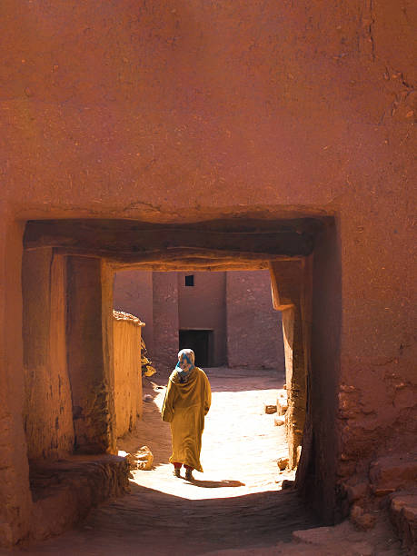 morocco, ait ben haddou town - aït ben haddou photos et images de collection