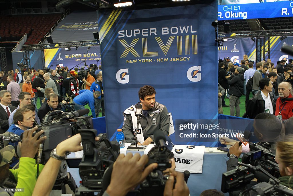 NFL: JAN 28 Super Bowl XLVIII - Media Day - Seattle Seahawks