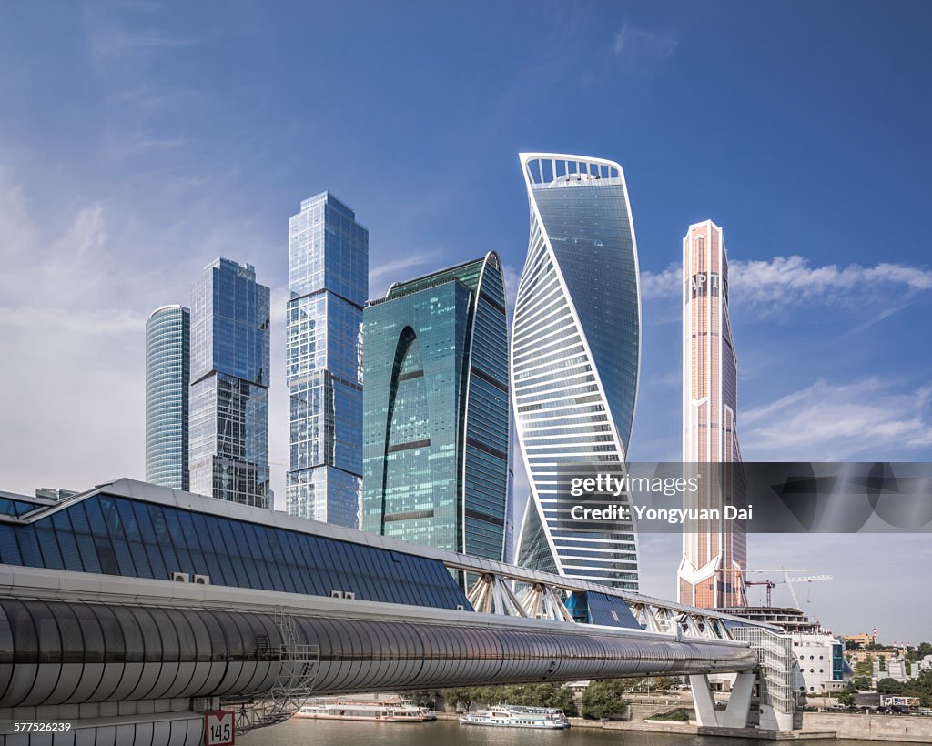 Modern Skyscrapers in Moscow