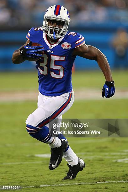 Buffalo Bills running back Bryce Brown during pre-season game action at Bank of America Stadium in Charlotte, NC.