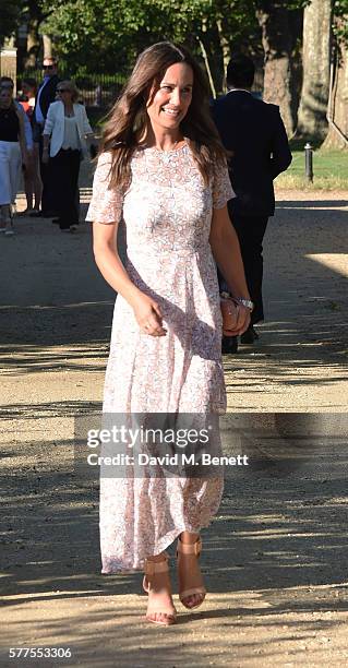 Pippa Middleton attends The Frost family final Summer Party to raise money for the Miles Frost Fund in partnership with the British Heart Foundation...
