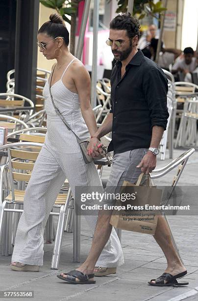 Eva Longoria and Jose Baston are seen on July 18, 2016 in Marbella, Spain.