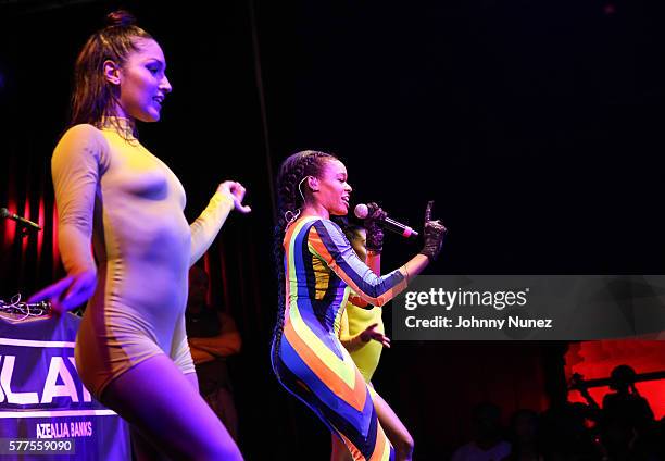 Azealia Banks performs at Highline Ballroom on July 18, 2016 in New York City.