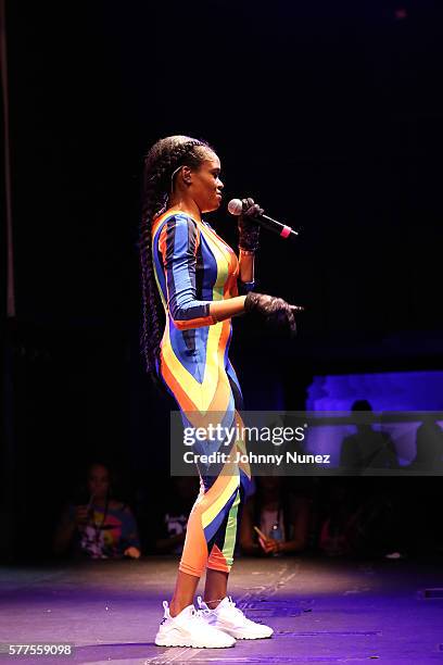 Azealia Banks performs at Highline Ballroom on July 18, 2016 in New York City.