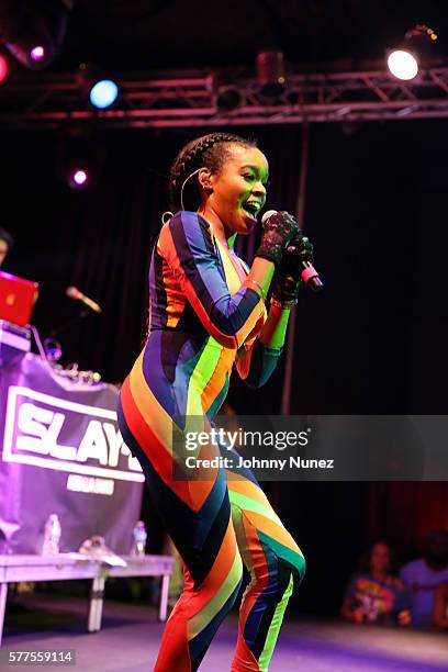 Azealia Banks performs at Highline Ballroom on July 18, 2016 in New York City.