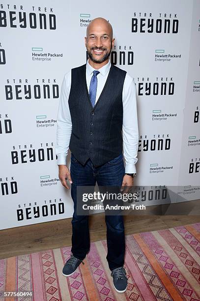 Keegan-Michael Key attends the "Star Trek Beyond" New York premiere at Crosby Street Hotel on July 18, 2016 in New York City.