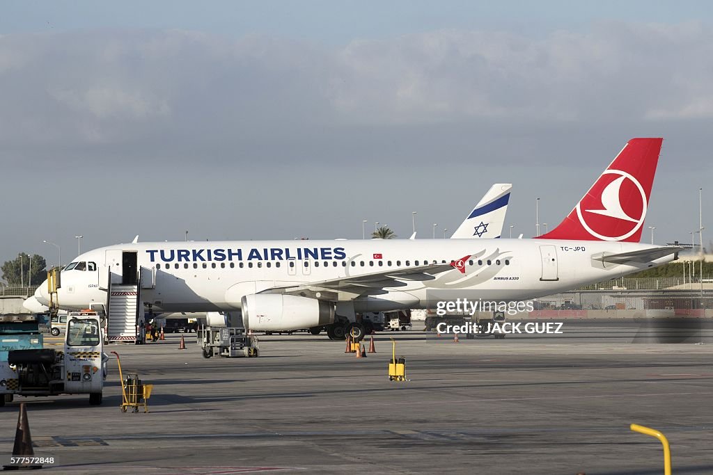 ISRAEL-TURKEY-TRANSPORT-ECONOMY-AIRPORT