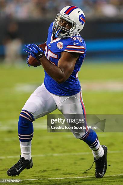 Buffalo Bills running back Bryce Brown during pre-season game action at Bank of America Stadium in Charlotte, NC. Buffalo wins 20-18 over the...