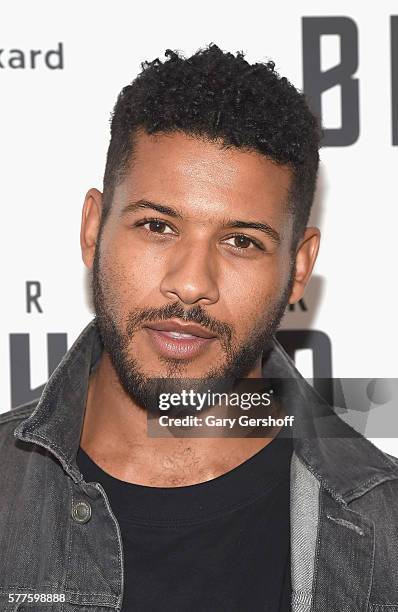 Actor Jeffrey Bowyer-Chapman attends the "Star Trek Beyond" New York premiere at Crosby Street Hotel on July 18, 2016 in New York City.