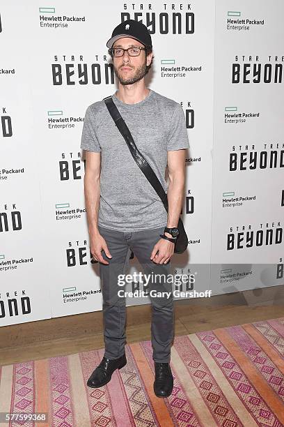 Actor Paulo Costanzo attends the "Star Trek Beyond" New York premiere at Crosby Street Hotel on July 18, 2016 in New York City.