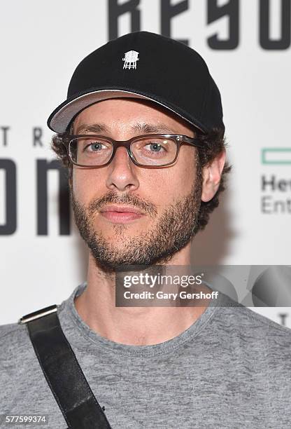 Actor Paulo Costanzo attends the "Star Trek Beyond" New York premiere at Crosby Street Hotel on July 18, 2016 in New York City.