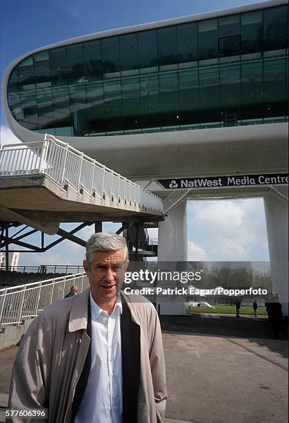 Jan Kaplicky, architect of the new Media Centre at Lord's Cricket ground in London, 28th April 1999.