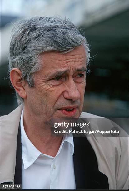 Jan Kaplicky, architect of the new Media Centre at Lord's cricket ground in London, 28th April 1999.