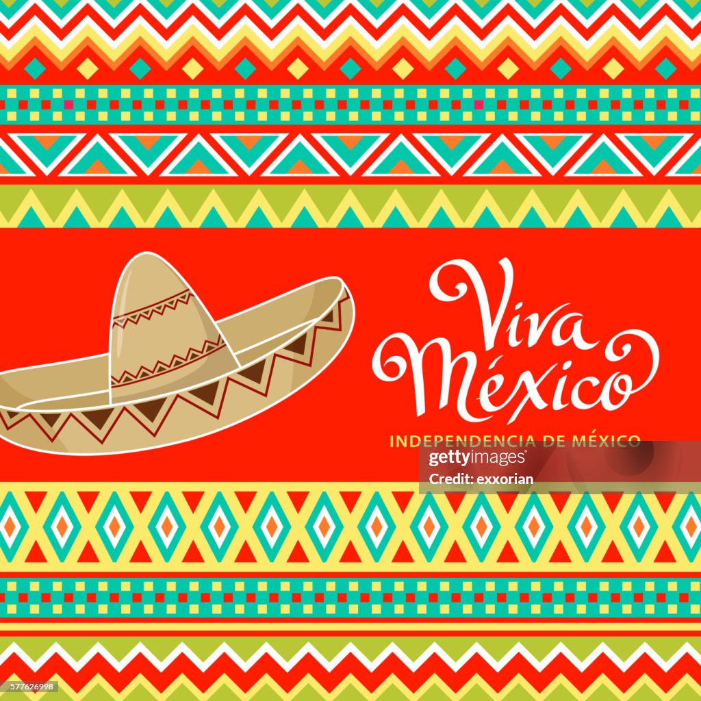 Viva Mexico Sombrero