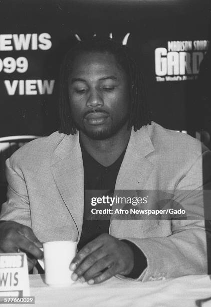 Lennox Lewis, 1999.