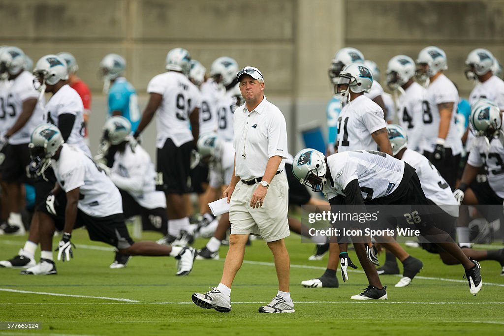 NFL: JUN 16 Carolina Panthers Mini Camp