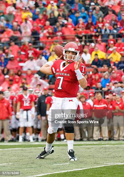 Rutgers' freshmen quarterback Tom Savage was 8/13 for 223 yards and three touchdowns for his first start during a NCAA football game between the...