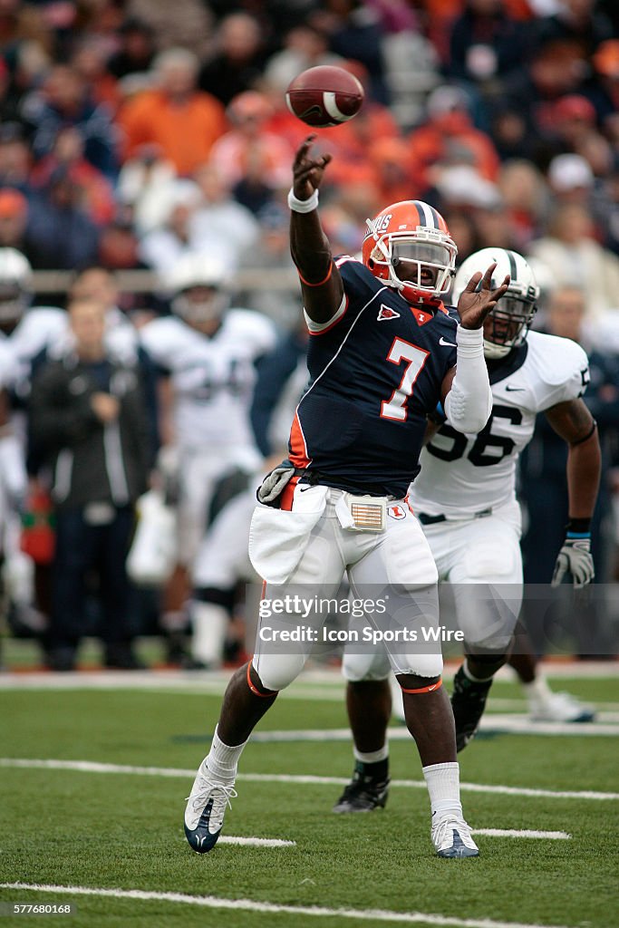 NCAA FOOTBALL: OCT 03 Penn St at Illinois