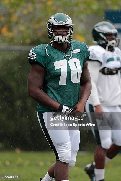 Philadelphia eagles alejandro villanueva during the second day of england patriots Philadelphia eagles alejandro villanueva during the second day of england patriots