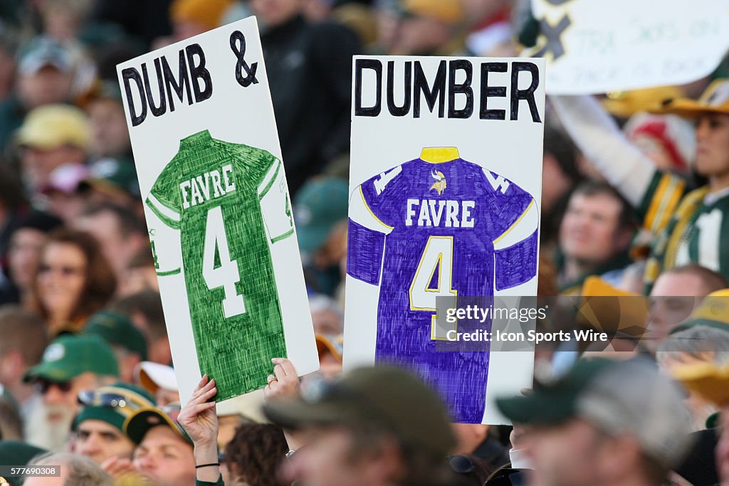 "NFL: NOV 01 Vikings at Packers "