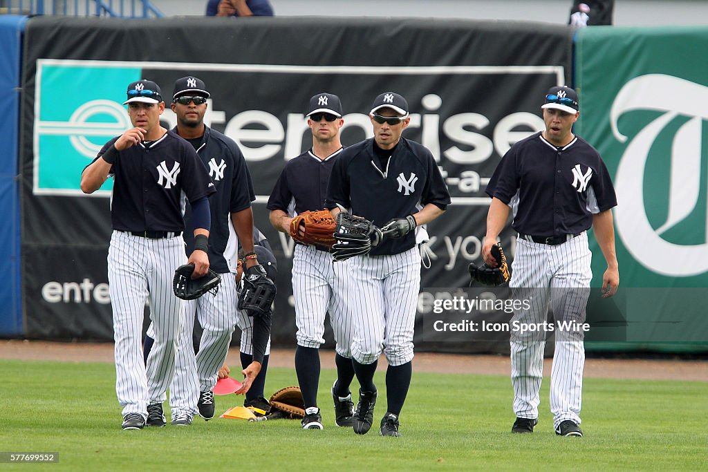 MLB: FEB 21 Spring Training - Yankees Workouts