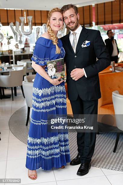 Carl Ferdinand zu Bentheim- teinfurt and Elna-Margret zu Bentheim-Steinfurt during the presentation of the Elna-Margret zu Bentheim-Steinfurt book...