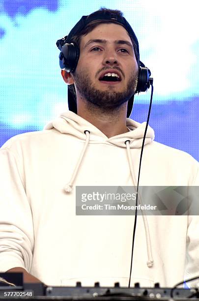 Baauer performs during the Pemberton Music Festival on July 17, 2016 in Pemberton, Canada.