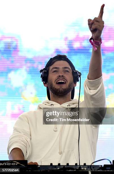 Baauer performs during the Pemberton Music Festival on July 17, 2016 in Pemberton, Canada.