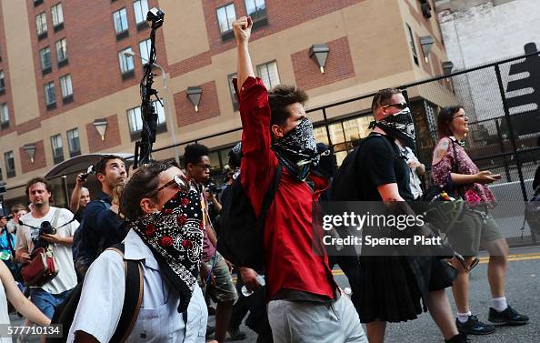 Protestors Rally Outside Republican National Convention In Cleveland Protestors Rally Outside Republican National Convention In Cleveland