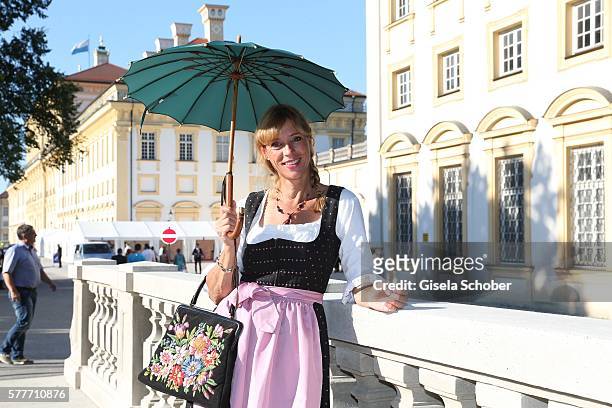 Carin C. Tietze during the Summer Reception of the Bavarian State Parliament at Schleissheim Palace on July 19, 2016 in Munich, Germany.