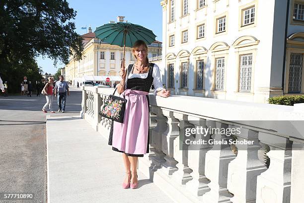 Carin C. Tietze during the Summer Reception of the Bavarian State Parliament at Schleissheim Palace on July 19, 2016 in Munich, Germany.