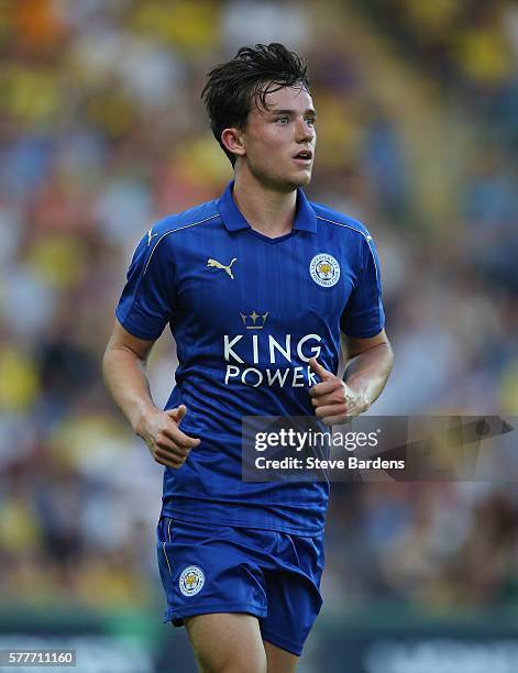 Ben Chillwell of Leicester City during a pre-season friendly between Oxford United and Leicester City at Kassam Stadium on July 19, 2016 in Oxford,...