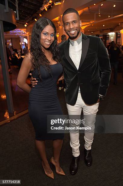 Tashiana Washington and Eric West attend the 6th Annual GenR Summer Party hosted by International Rescue Committee on July 19, 2016 in New York City.