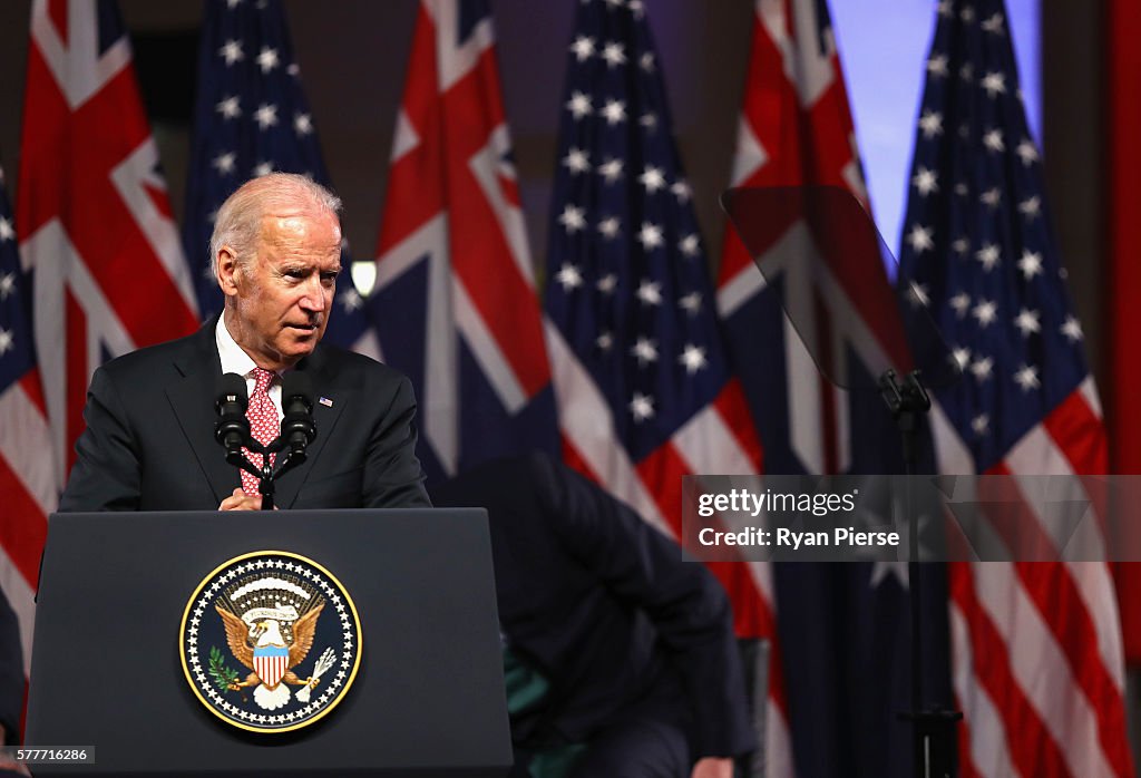 United States Vice President Joe Biden Visits Australia